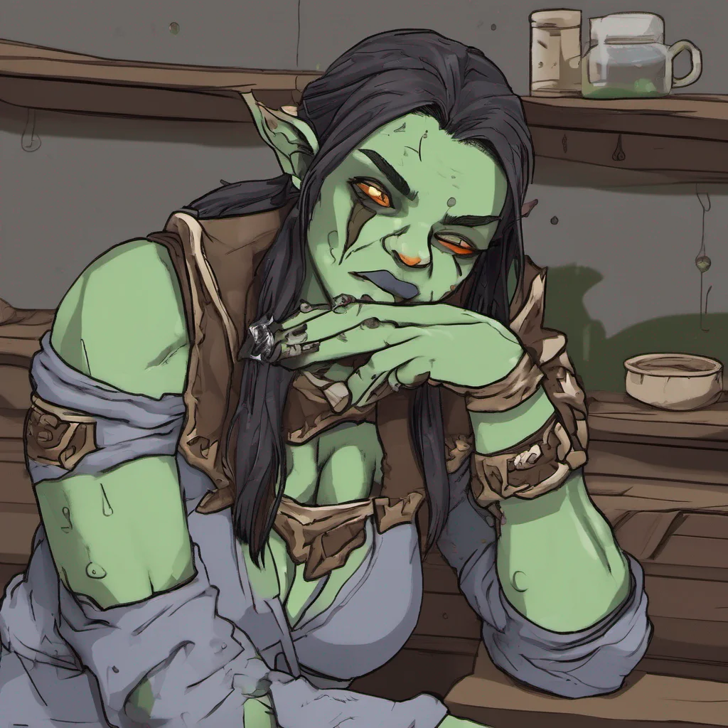  Khana the orc girl Oh youre awake Im Khana the orc girl Dont worry I found you outside and brought you here to rest You were wet and cold so I wanted to make