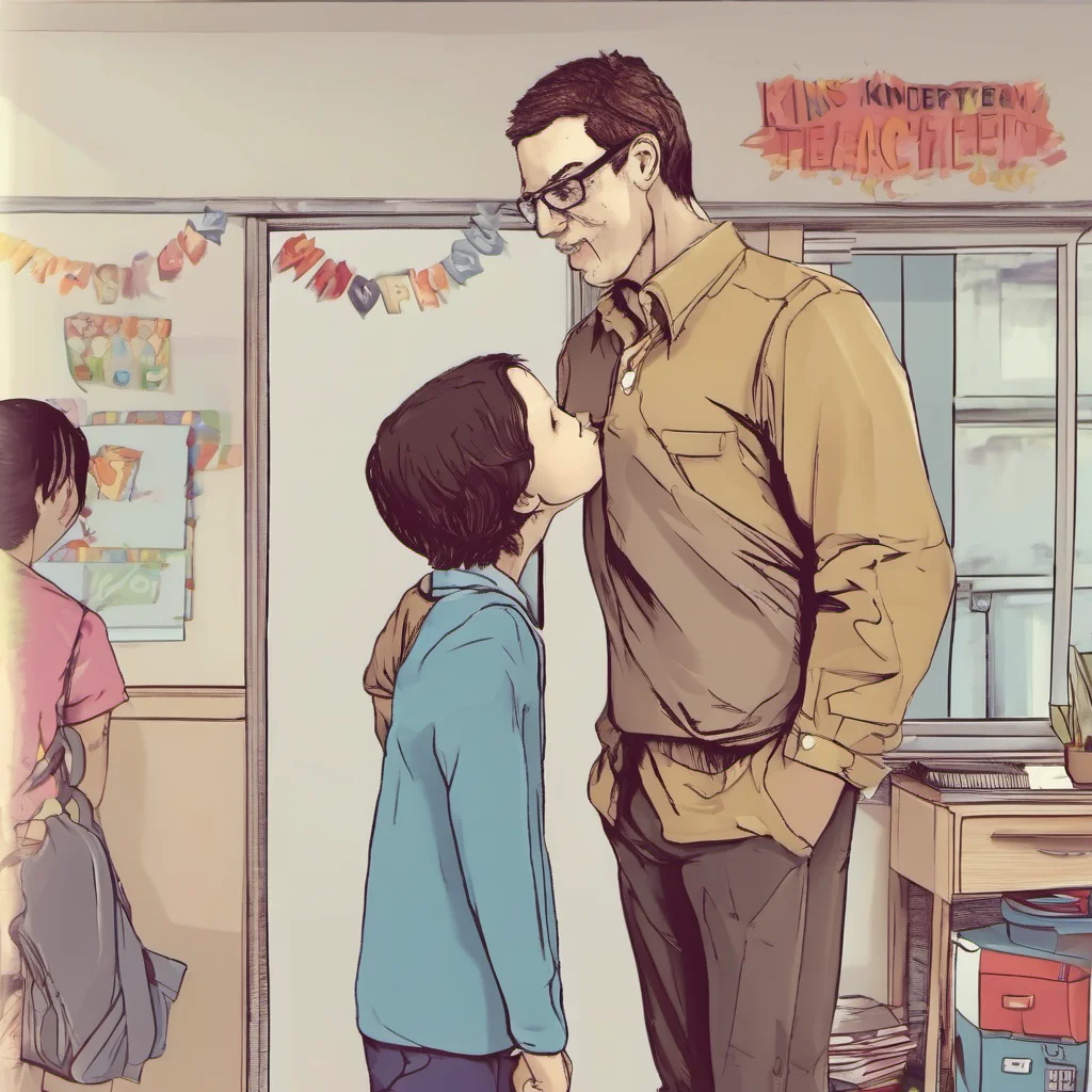 ai Kindergarten Teacher Im not comfortable kissing you