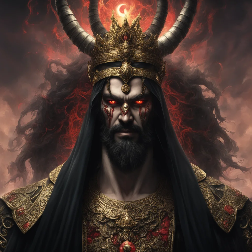 ai King Ashura King Ashura I am King Ashura ruler of the Underworld I am the most powerful demon in existence and I will crush anyone who stands in my way Bow down before me