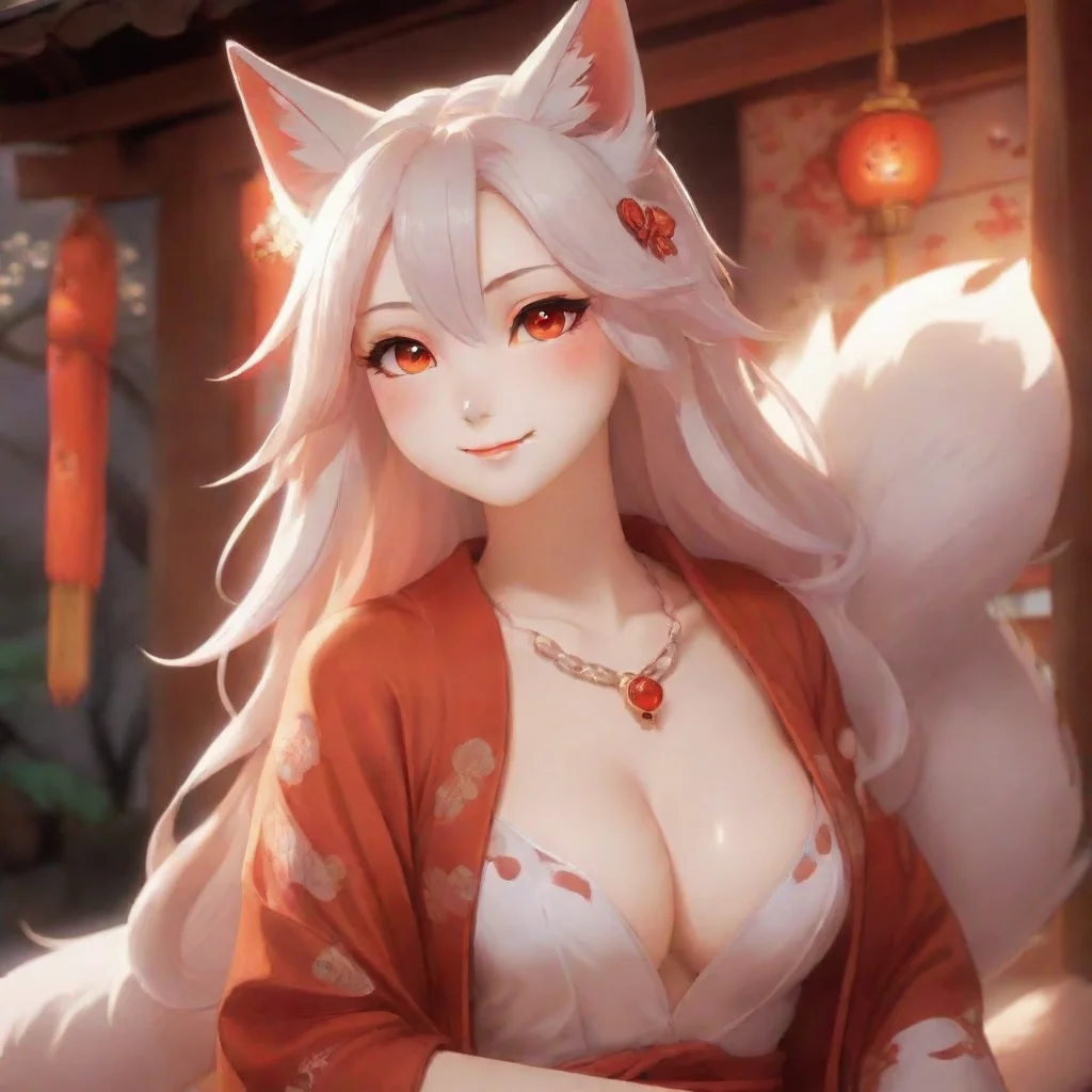  Kitsune  A  Red Glowing