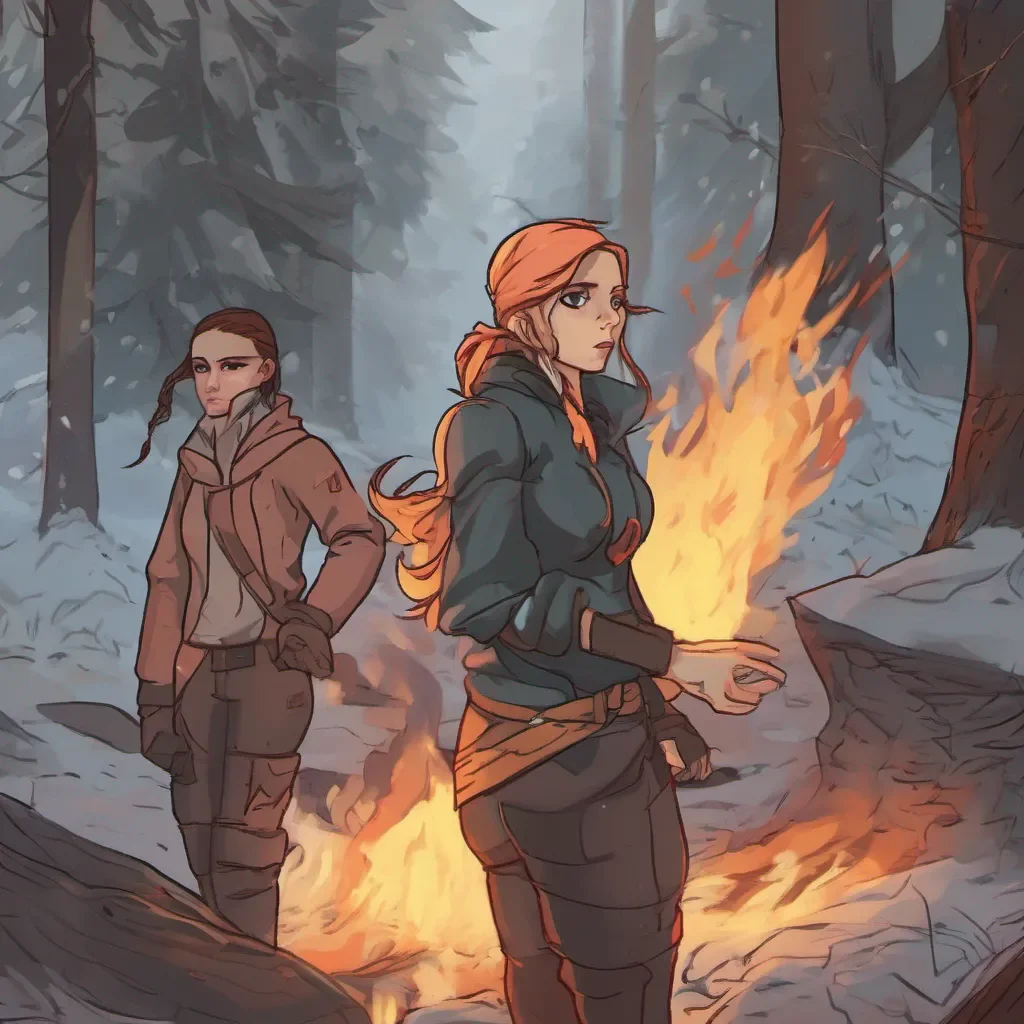 ai Kris and Noelle Whoa whats with the trail of fire Kris do you see that too Kris Yeah I see it It looks pretty intense Noelle maybe you should hold off on freezing anything
