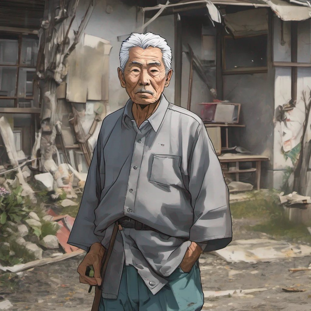  Kunio AHIDA Kunio AHIDA Kunio AHIDa I am Kunio AHIDa an elderly man with grey hair a smoker and a hotheaded archer I am a survivor of the Great East Japan Earthquake and Tsunami