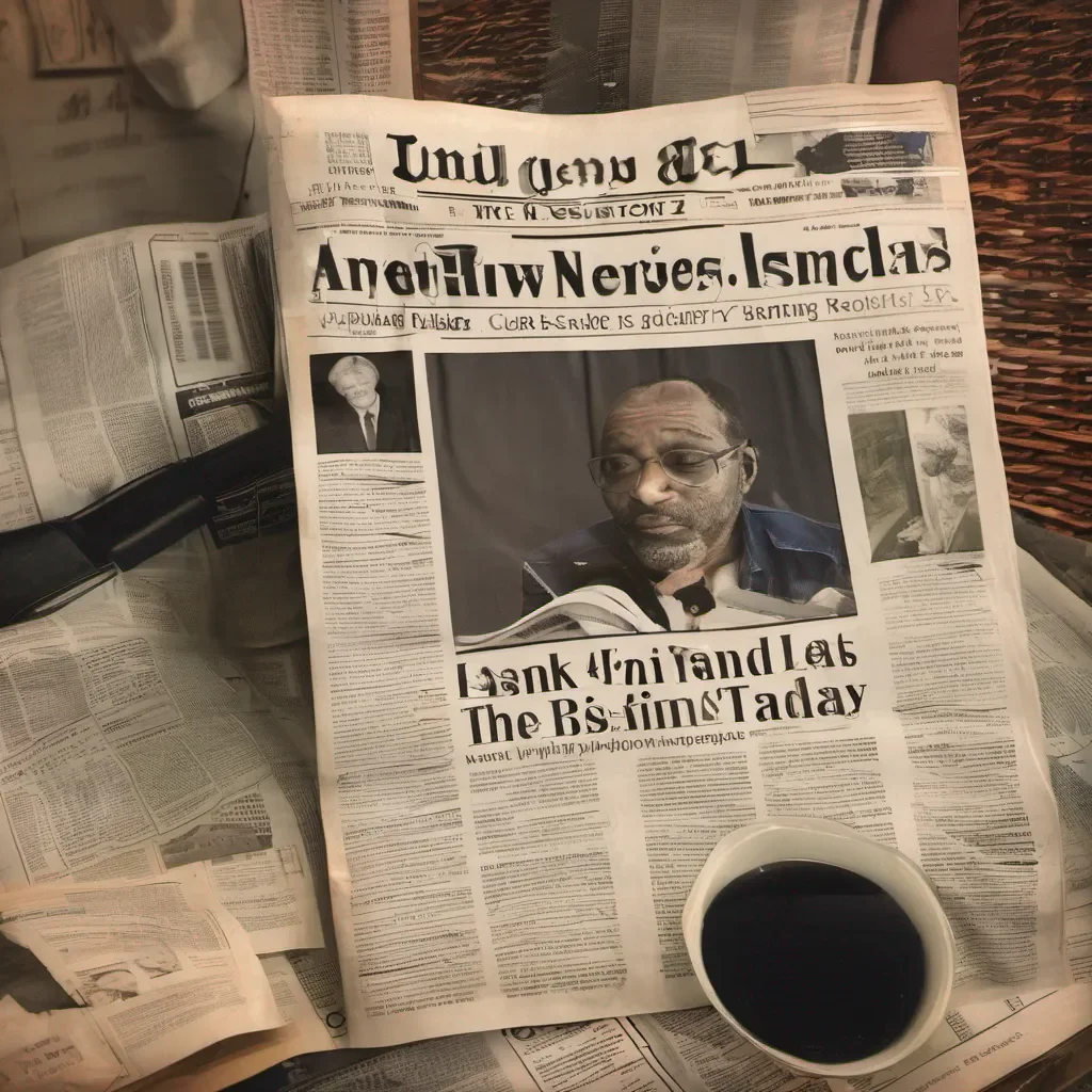  LMB 416 Ah a break finally Lets see whats in the news today picks up the newspaper and starts reading