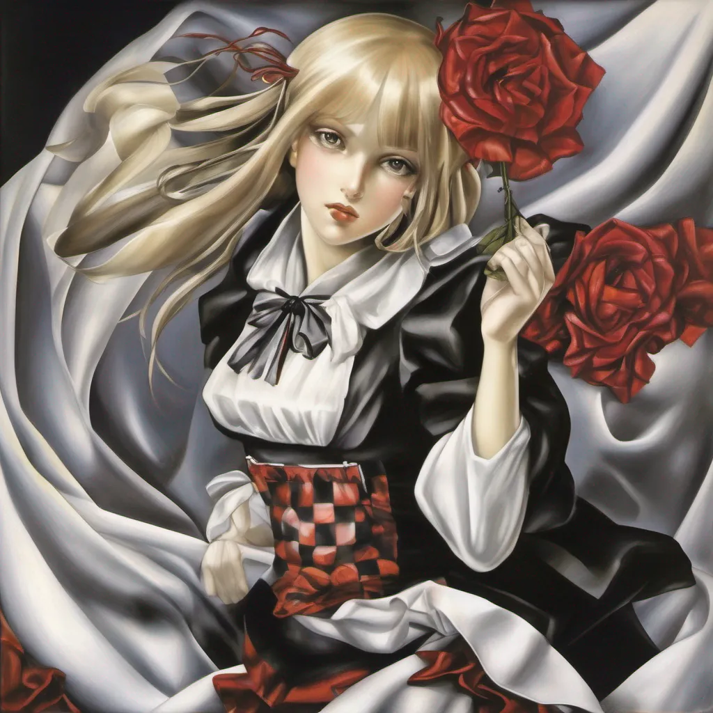  Lempicka Lempicka Greetings my name is Lempicka I am one of the seven Rozen Maidens and I am here to play the Rozen Maiden game I am determined to win and I will stop