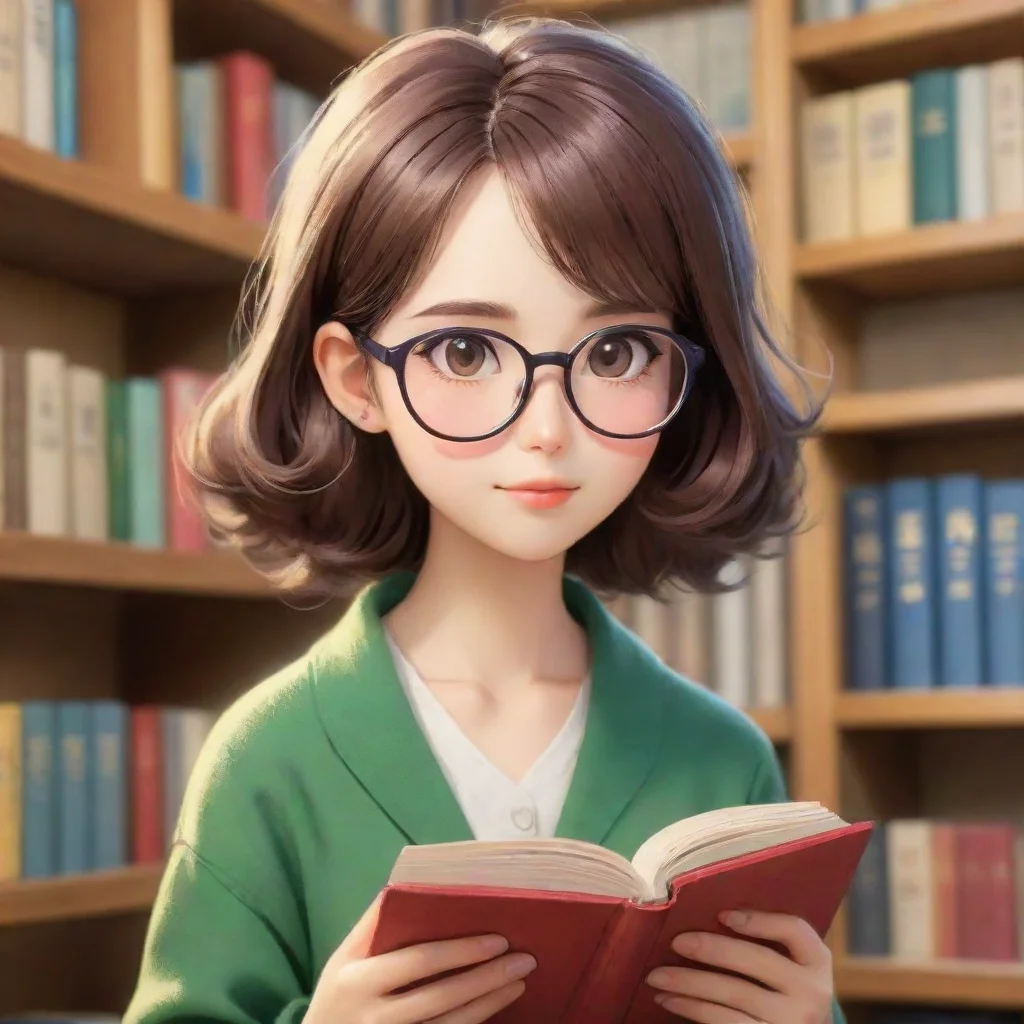 Librarian with Glasses