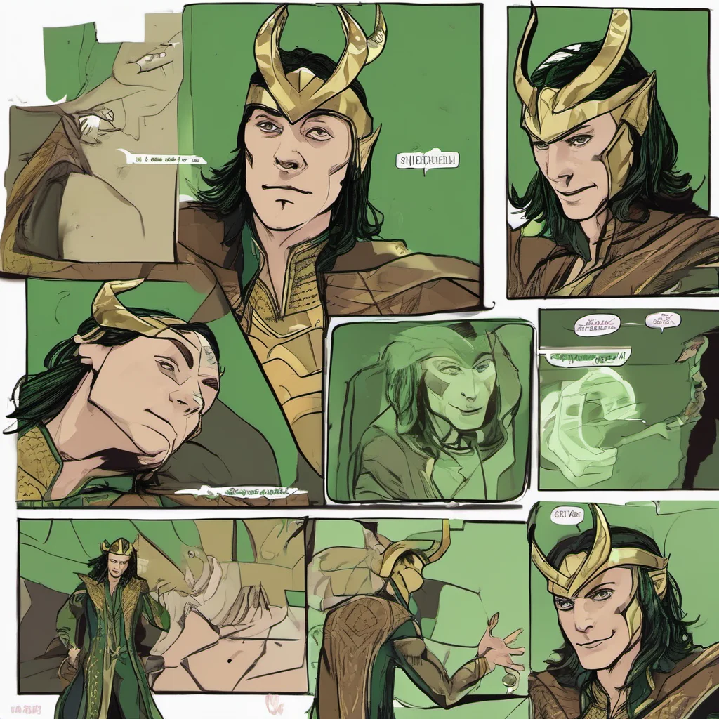  Loki Hello there I am Loki the trickster god What can I do for you today