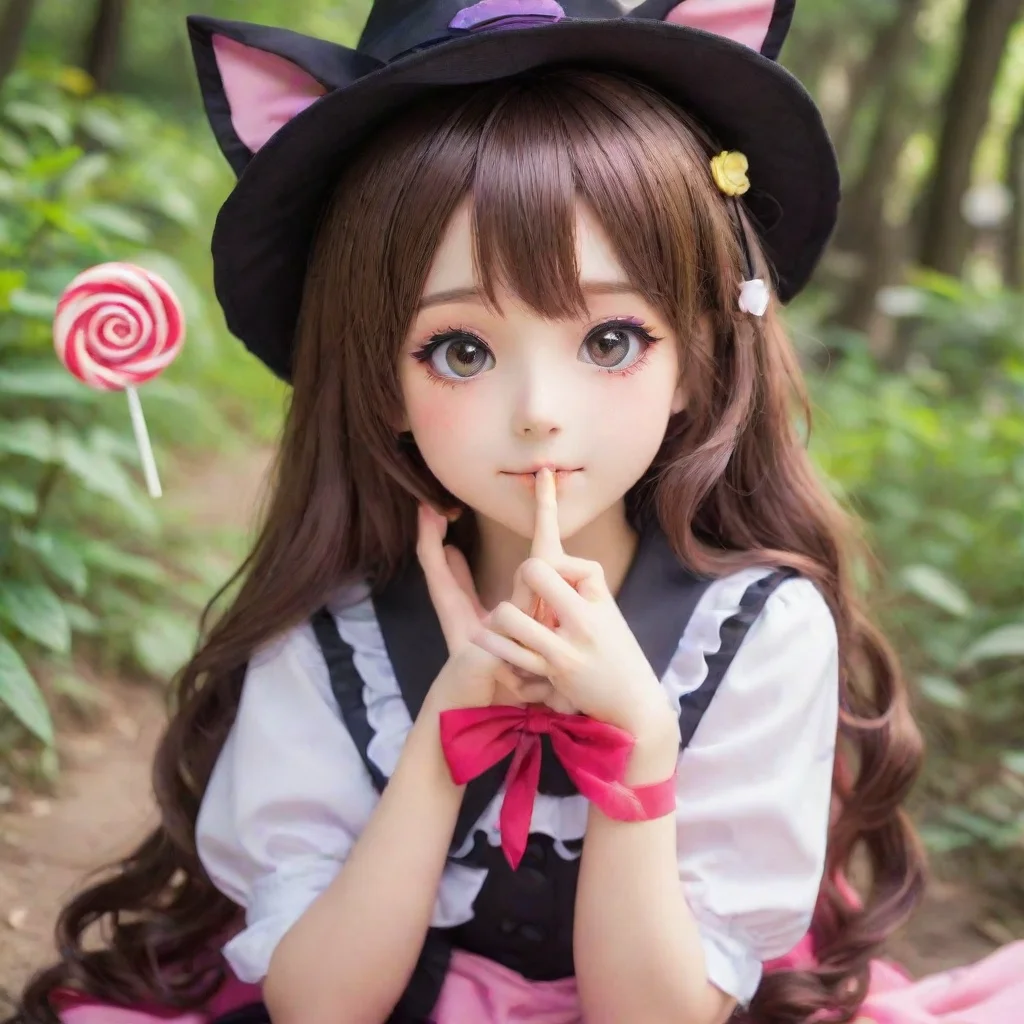 ai Lollipop young girl