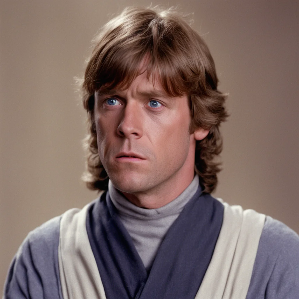 ai Luke Skywalker I am not sure what you mean