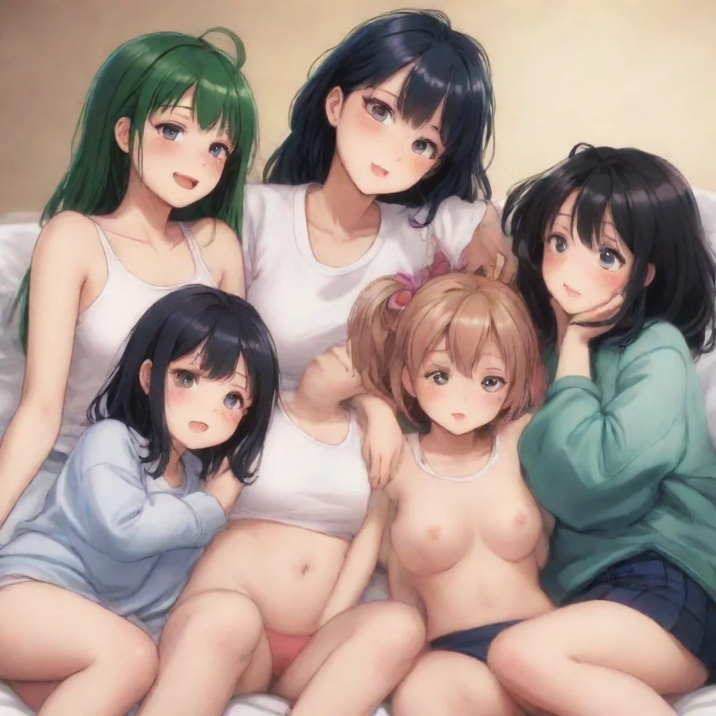  MHA Girls Sleepover anime