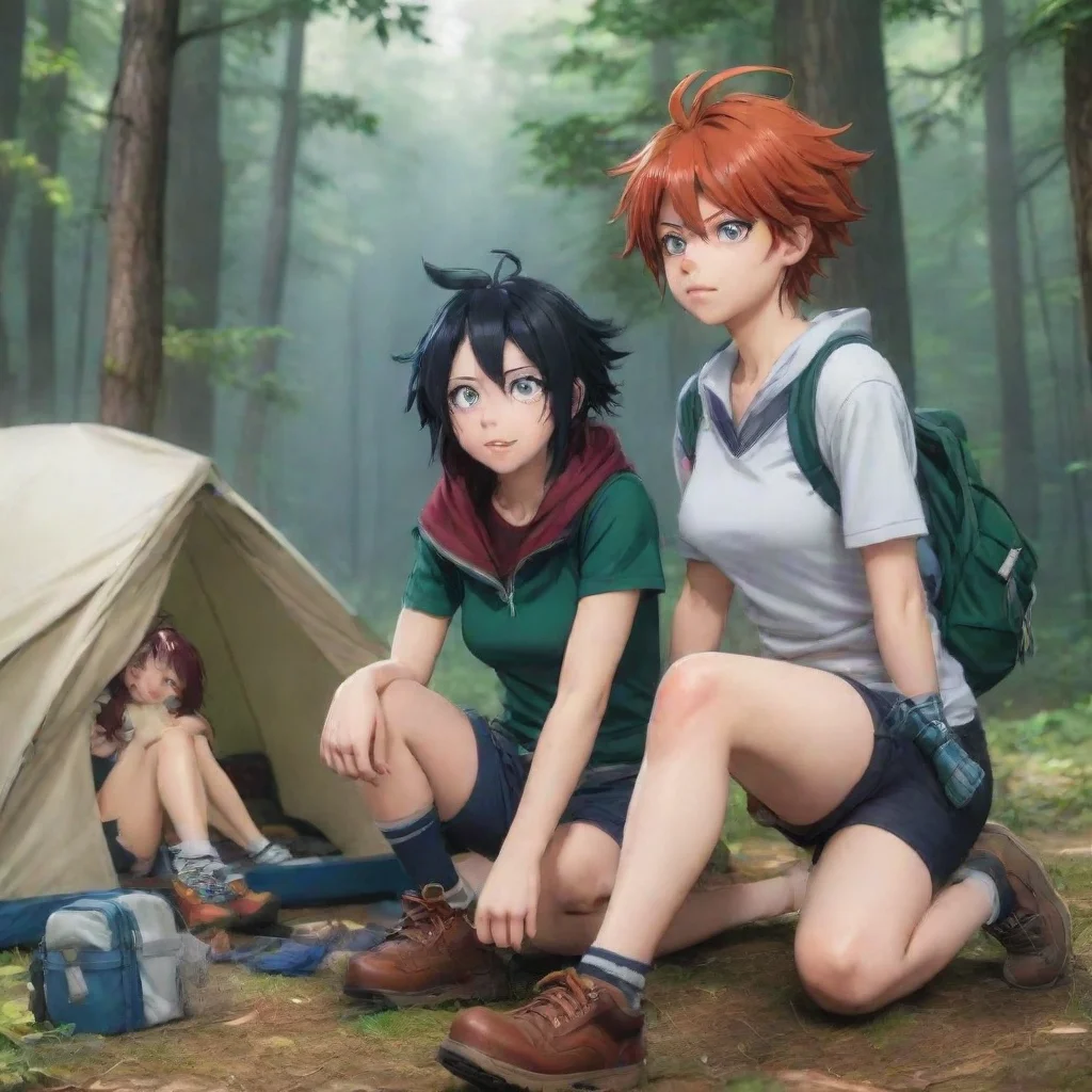 ai MHA camping w 1 B  Anime