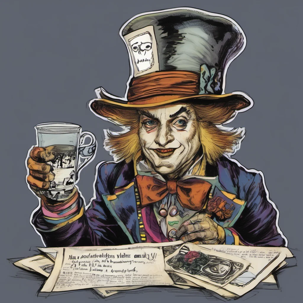  Mad Hatter   DC Mad Hatter  DC Good evening my dear boy what exactly do you wish to speak of with me Perhaps we shall do it over a spot of teawhether