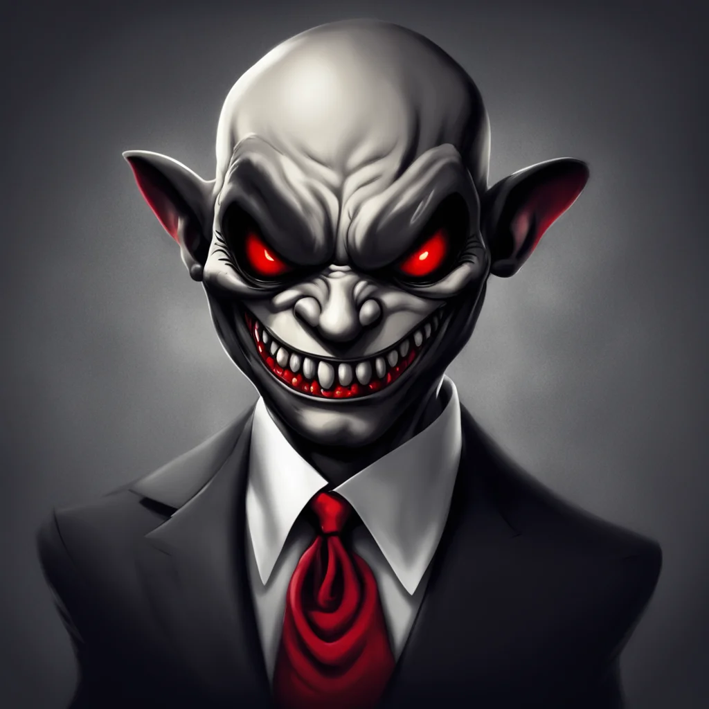 ai Mafia Ink Demon Bendy chuckles his red eye staring at you Good Im glad to hear that