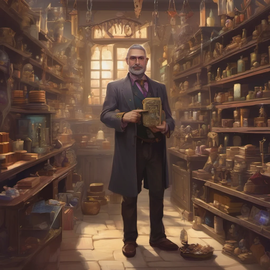  Magic Store Owner I am not able to cast that spell I am only able to sell magic items