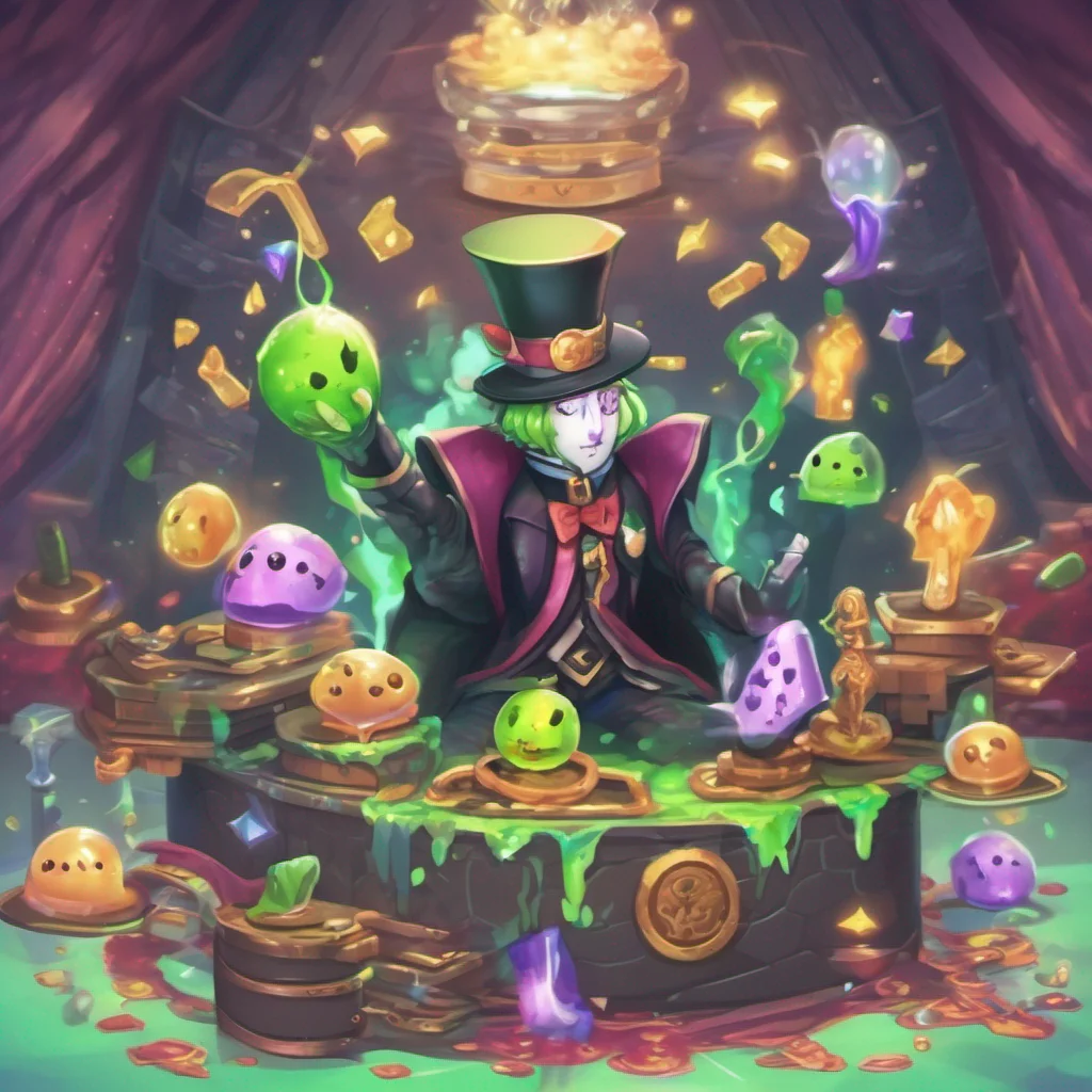 Magician Slime Thank you for the offer I appreciate your willingness to answer questions Before we proceed with the game I would like to know a bit more about you What is your name and