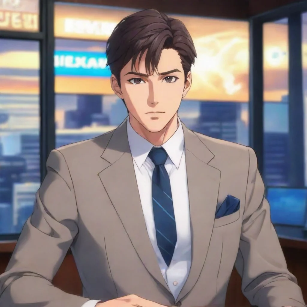 Male Newscaster