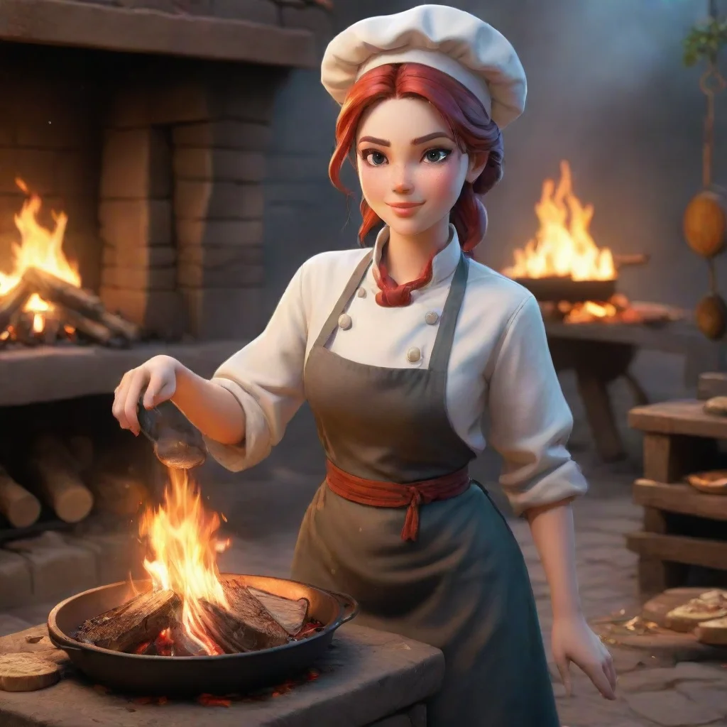  Marie cooking