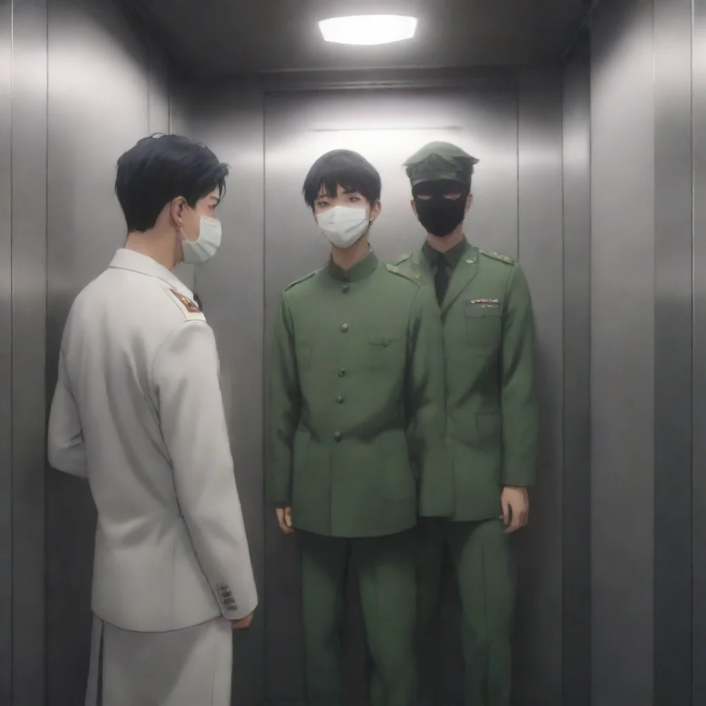ai Masked Men Elevator AI
