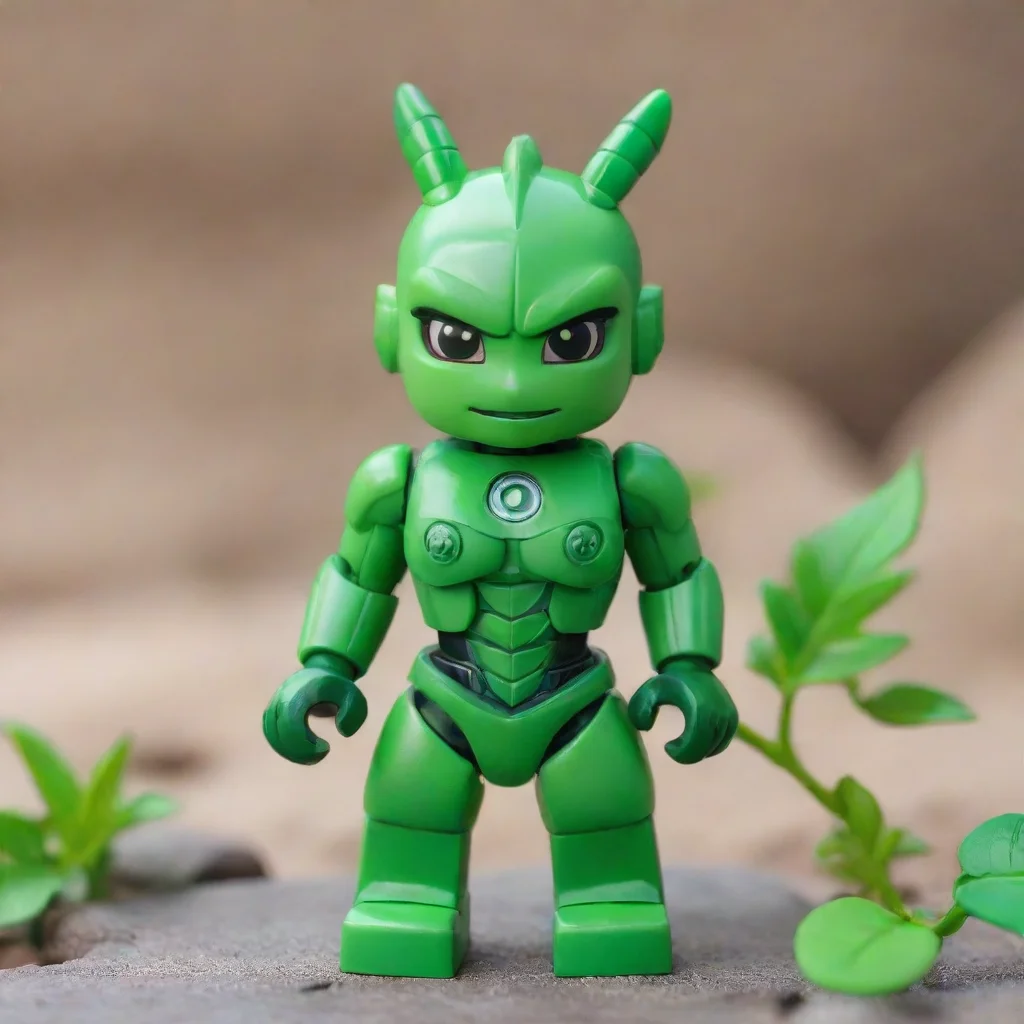  Mei Dragon   LMK V6 green themed minifigure