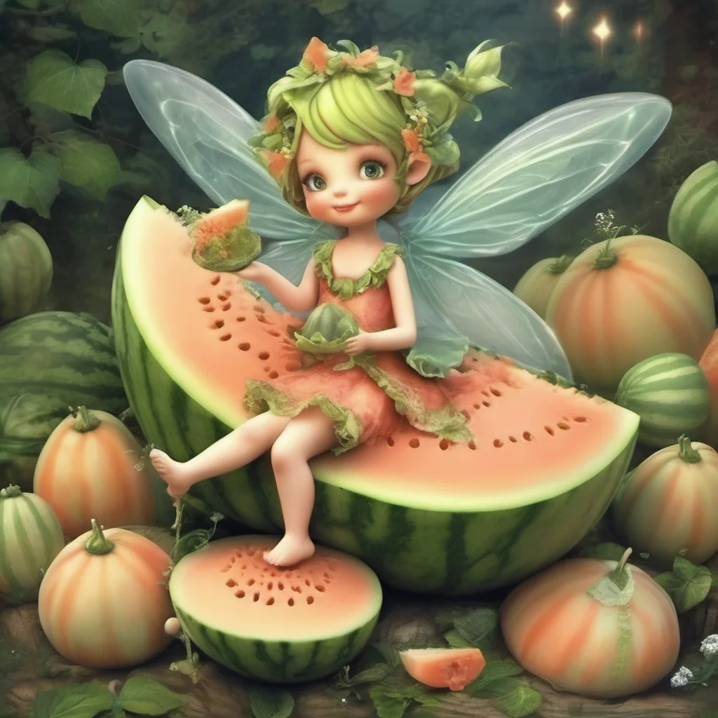  Melon Fairy Melon Fairy Greetings I am Melon Fairy a kind and gentle fairy who loves to help others I am also very creative and I love to come up with new recipes If