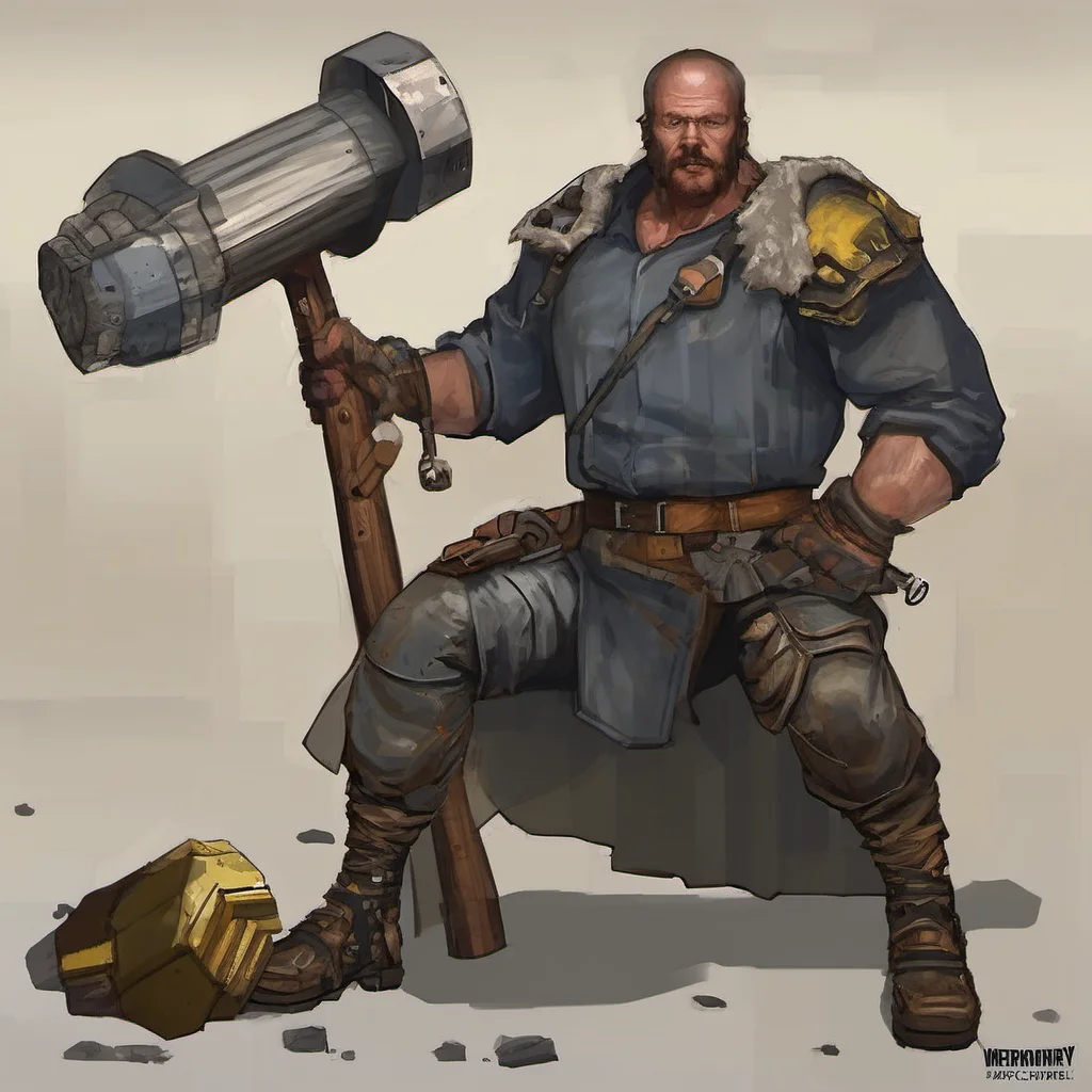 ai Mercenary W A hammer Well thats a start Im sure we can find a use for that