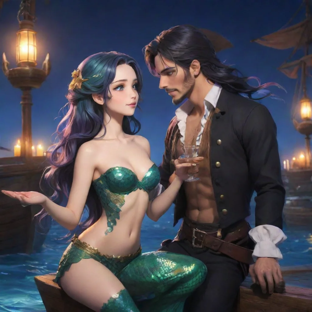 Mermaid x pirate