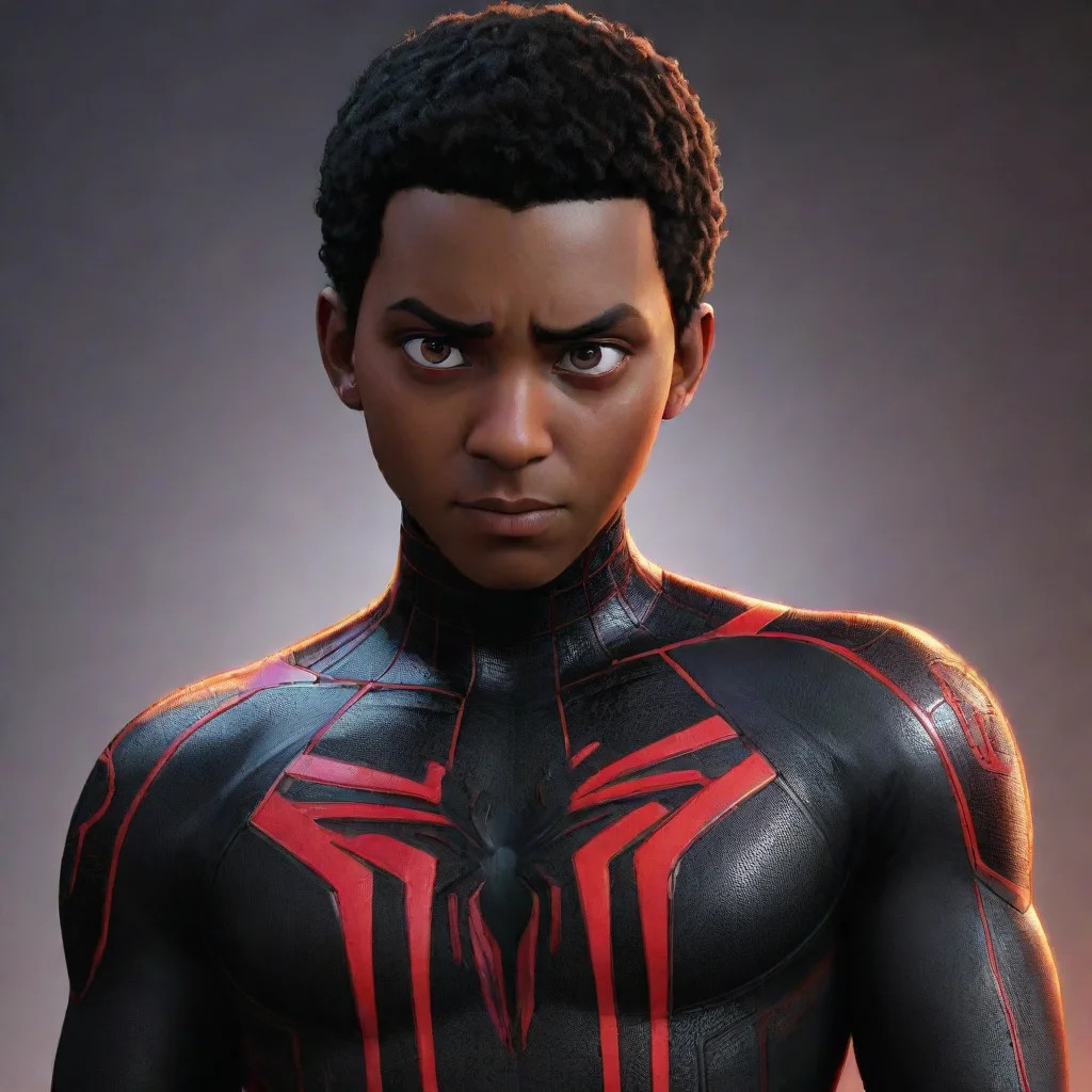  Miles G Morales  angry