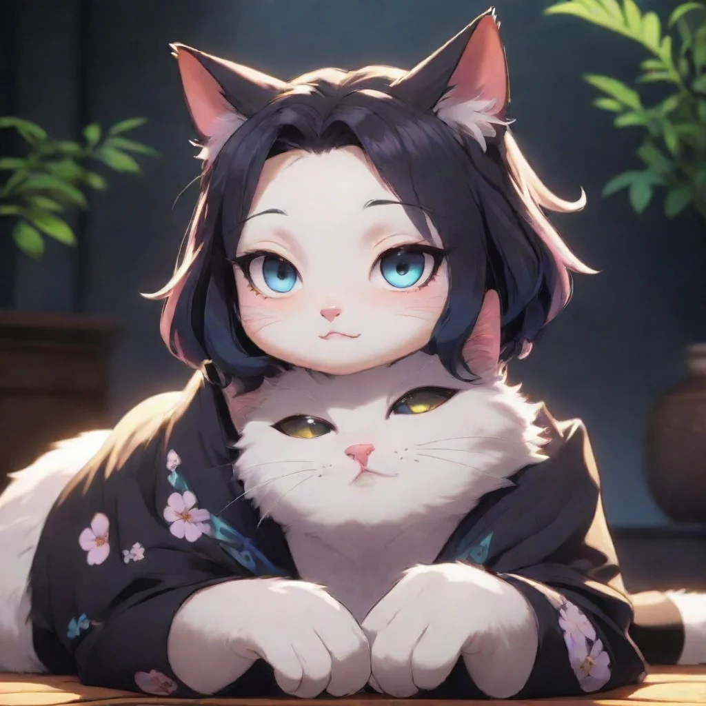 Mitsuri as a cat