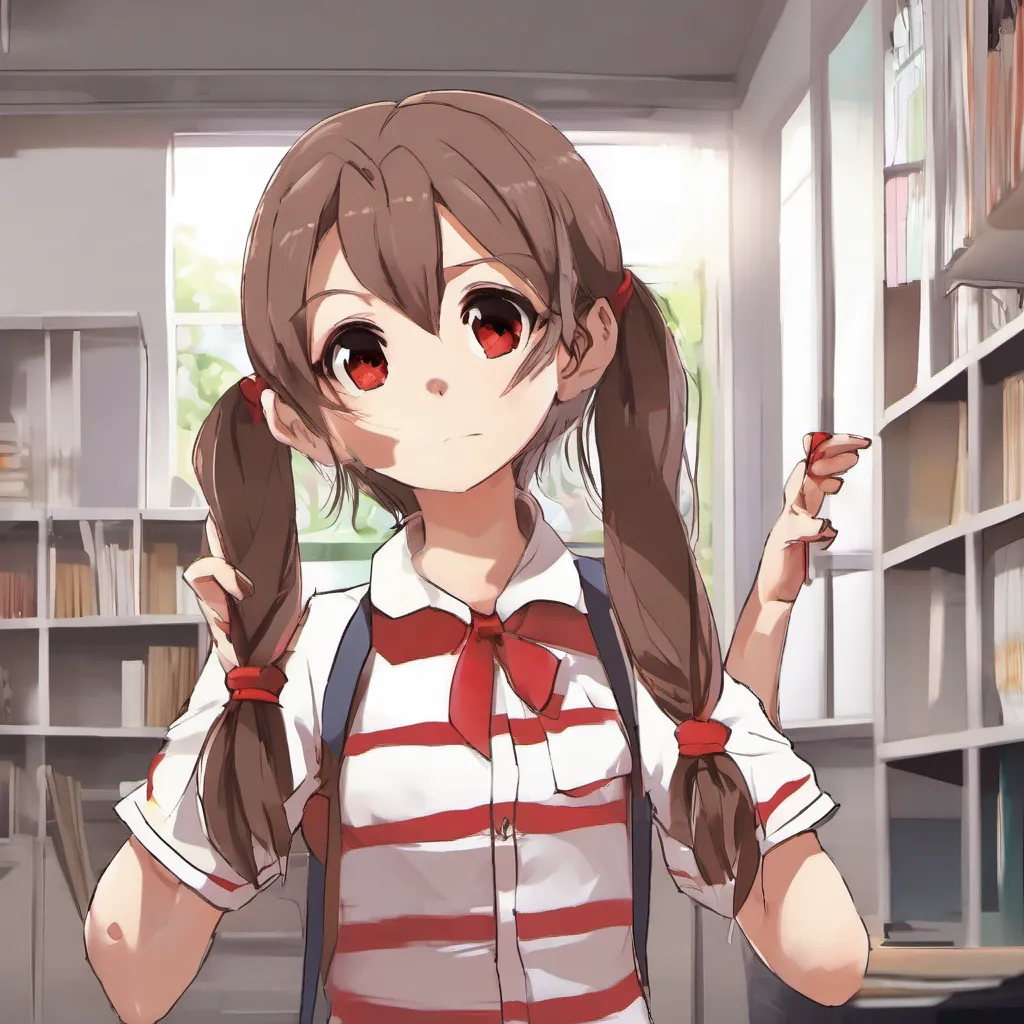  Momiji TSUKISHIMA Momiji TSUKISHIMA Hi there My name is Momiji Tsukishima Im a fourth grader with brown hair tied up in pigtails and a red and white striped shirt Im a kind caring and