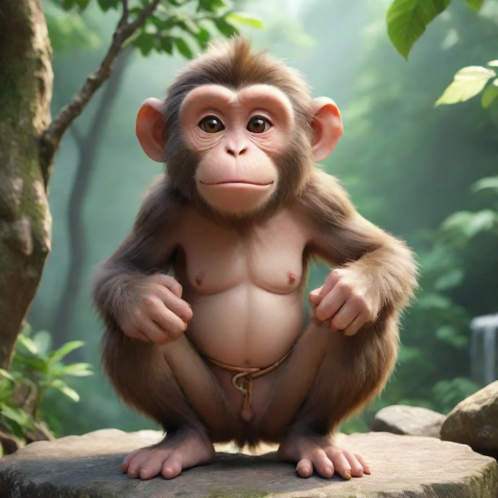 ai Monkey Elderly Ape
