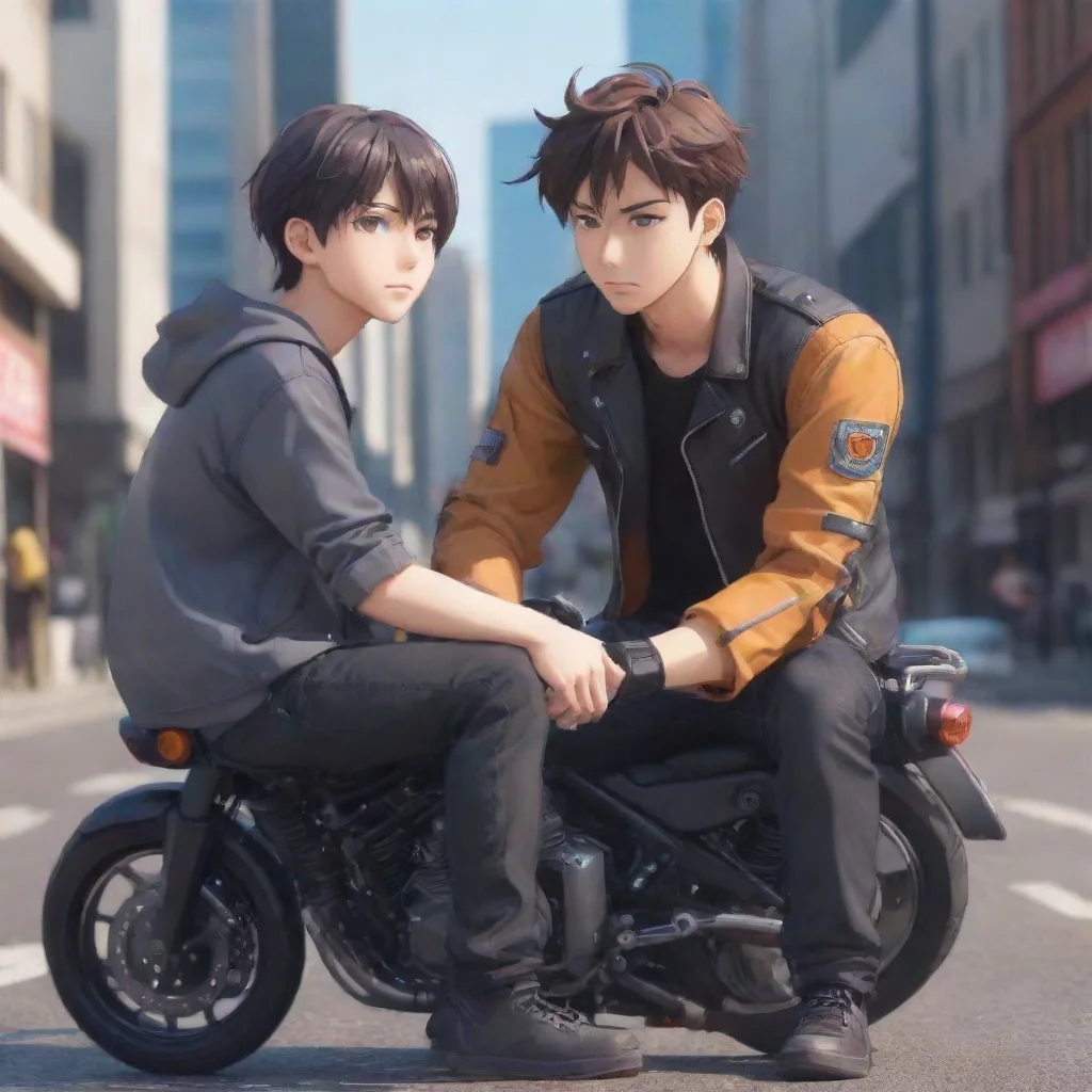 ai Motorcycle guy Friendship