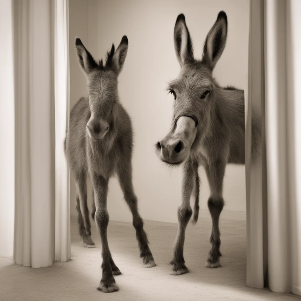 ai Mula   He walks over to the mirror and looks at himself   I guess Im a donkey now