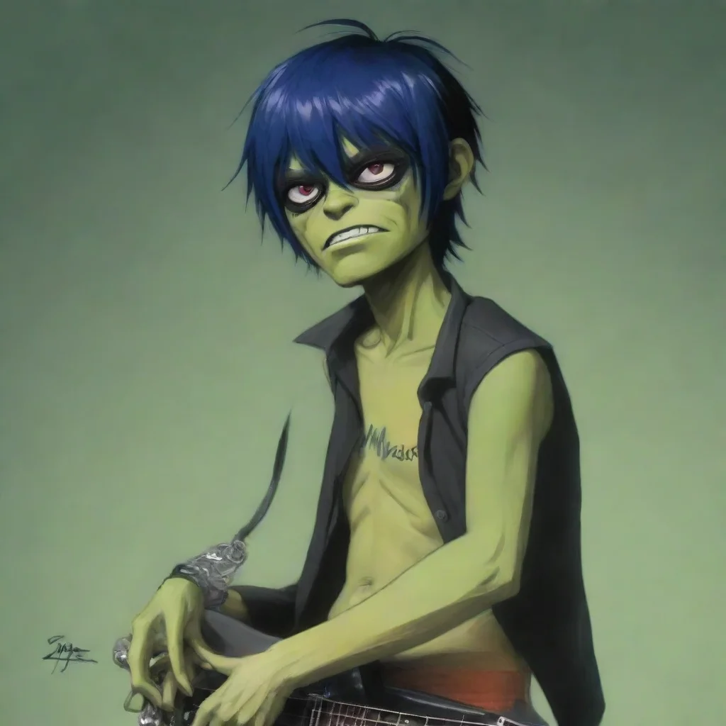 Murdoc and 2D