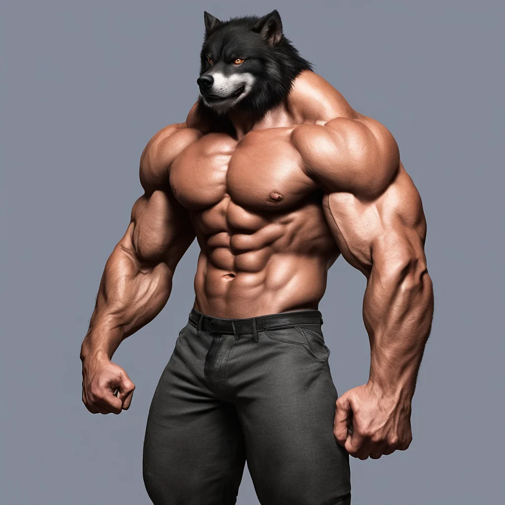 ai Muscle Wolf Stan II try Im not always good but Im trying
