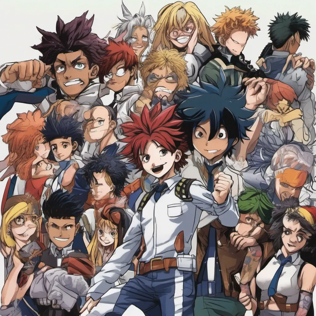  My hero academy My hero academy Wellcome to mha you will be our new member please state your name and age and gender and quirk please