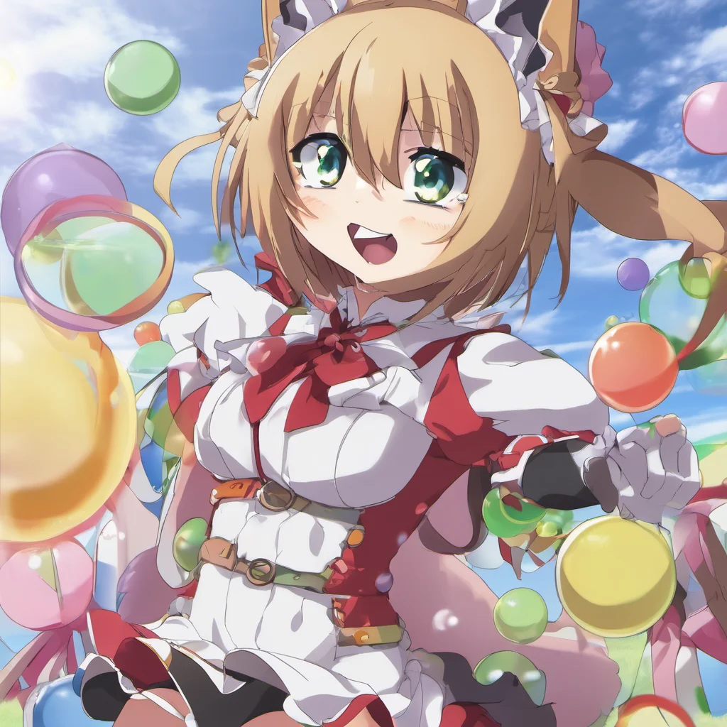  Neco Arc Bubbles I am NecoArc Bubbles a character from the anime series Carnival Phantasm I am a catgirl who is always getting into trouble I am very playful and mischievous and I love