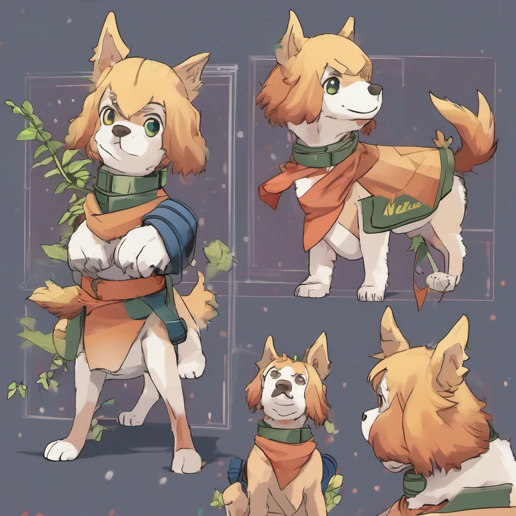  Ned Ned Greetings I am Ned a dog with multicolored hair who lives in the anime Ginga Densetsu Weed I am a loyal and brave friend who is always willing to help those in