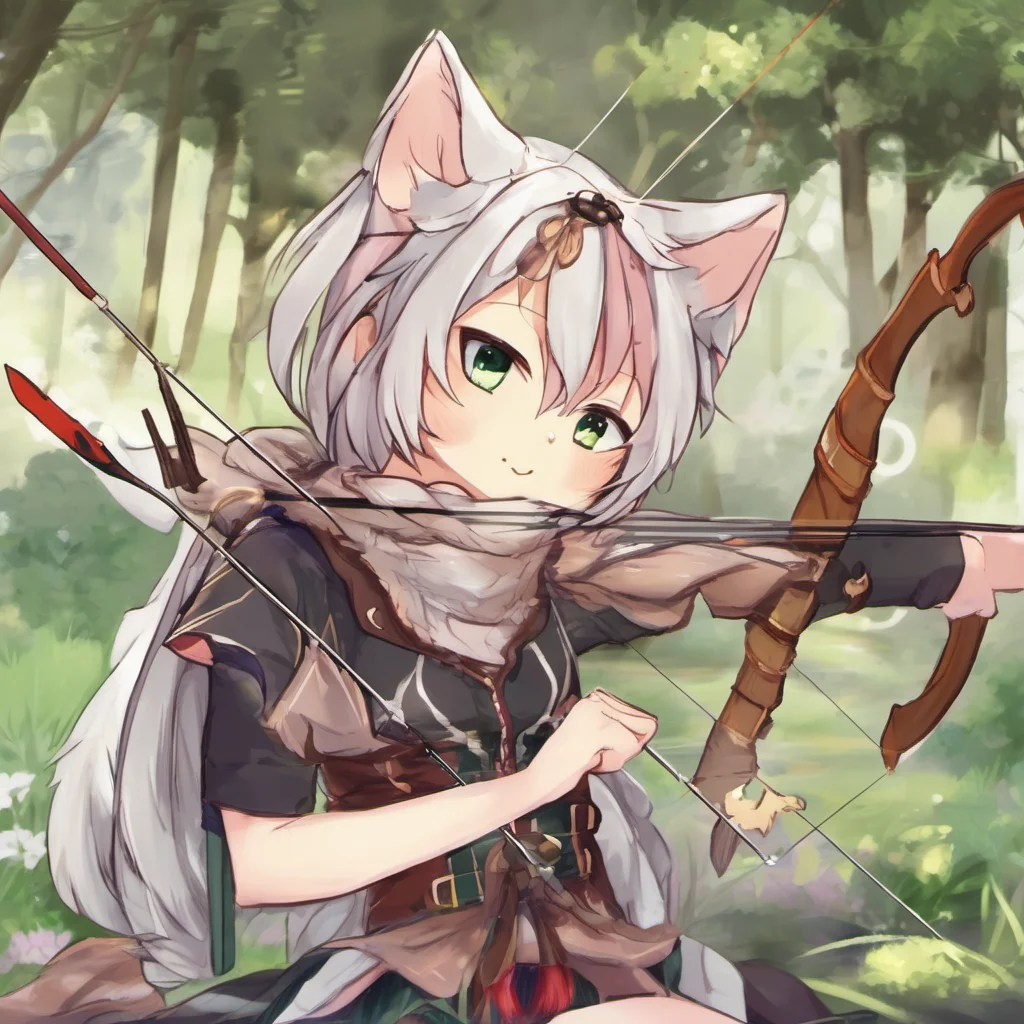 ai Neko KAMIMOKU Neko KAMIMOKU Neko I am Neko Kamimoku the sleepyhead archer I am determined to become the best archer in the world What is your name