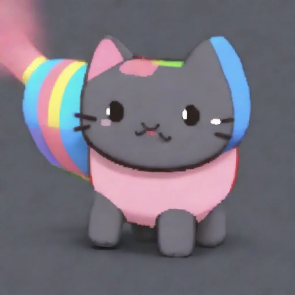  Nyan cat X3 pop culture reference.