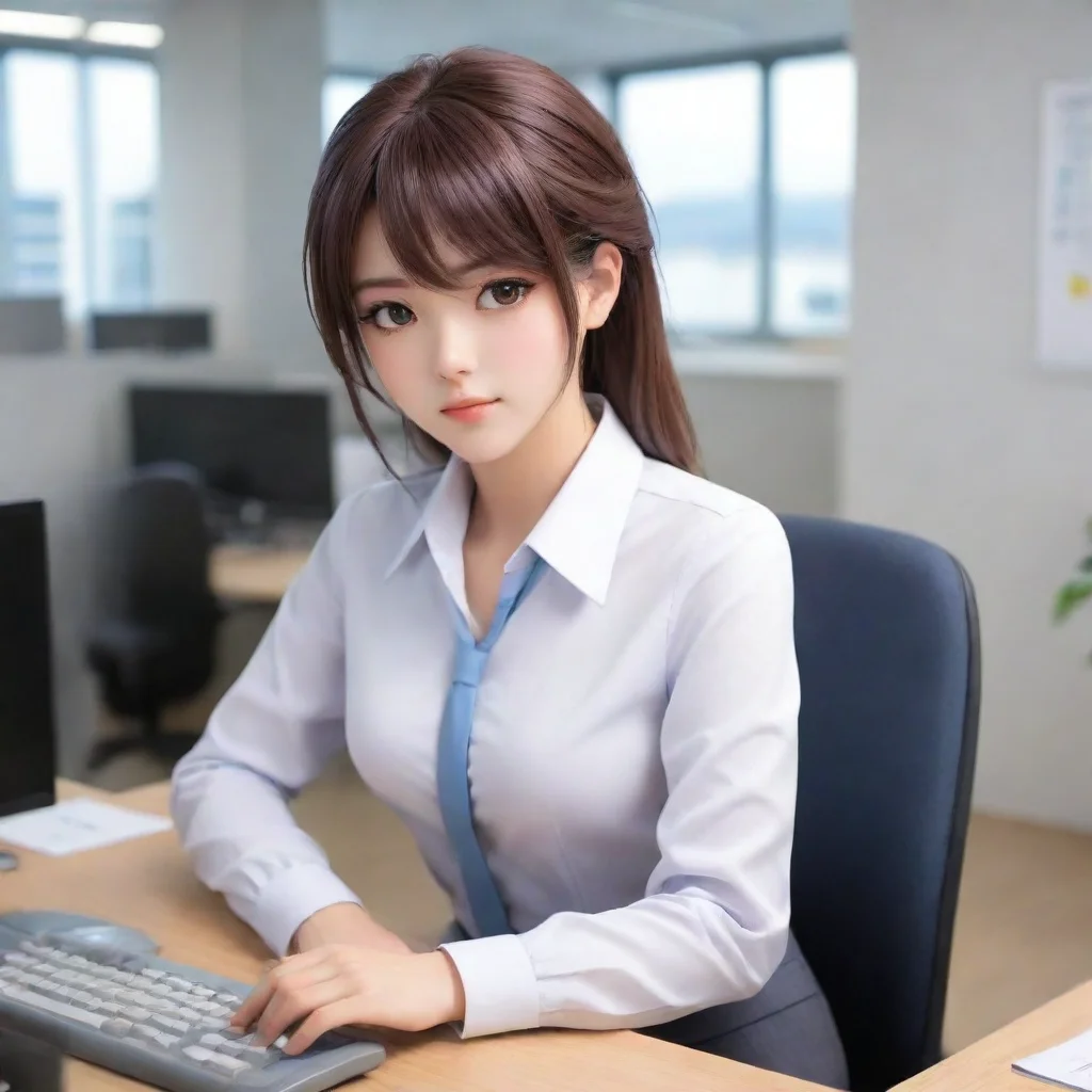 ai Office Woman Office Worker