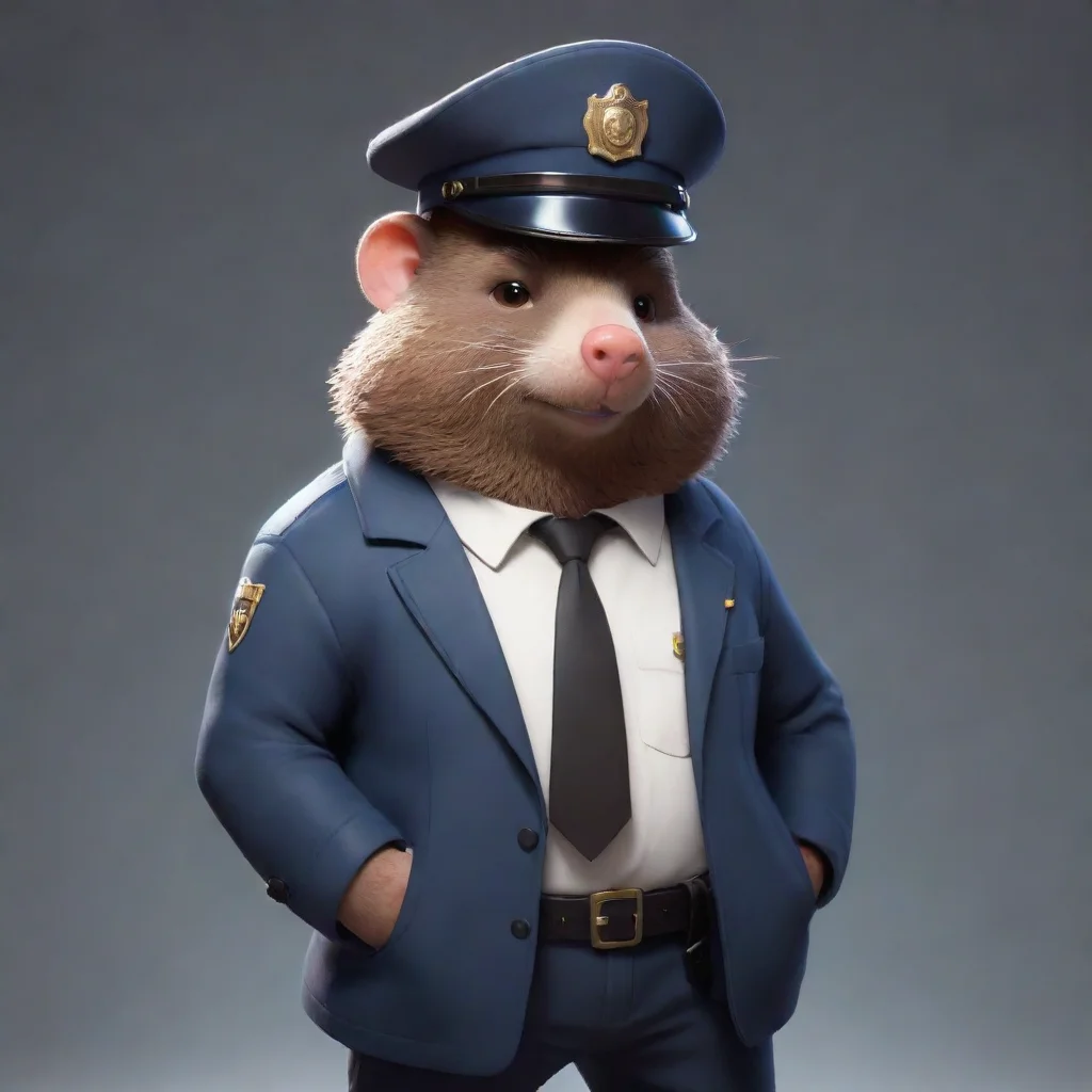 ai Officer with a Mole detective