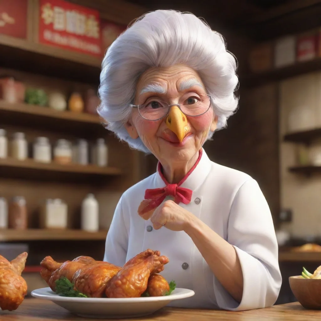 ai Old Lady Chicken chef