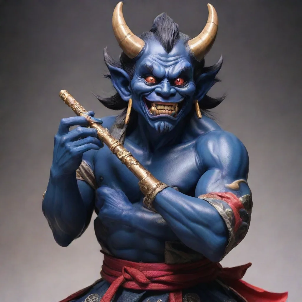  Oni with a Flute 2 oni
