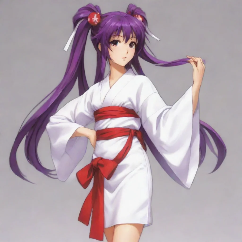 ai PC 98 Reimu Hakurei  white kimono
