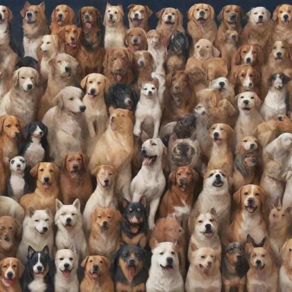 Pack of 100 dog