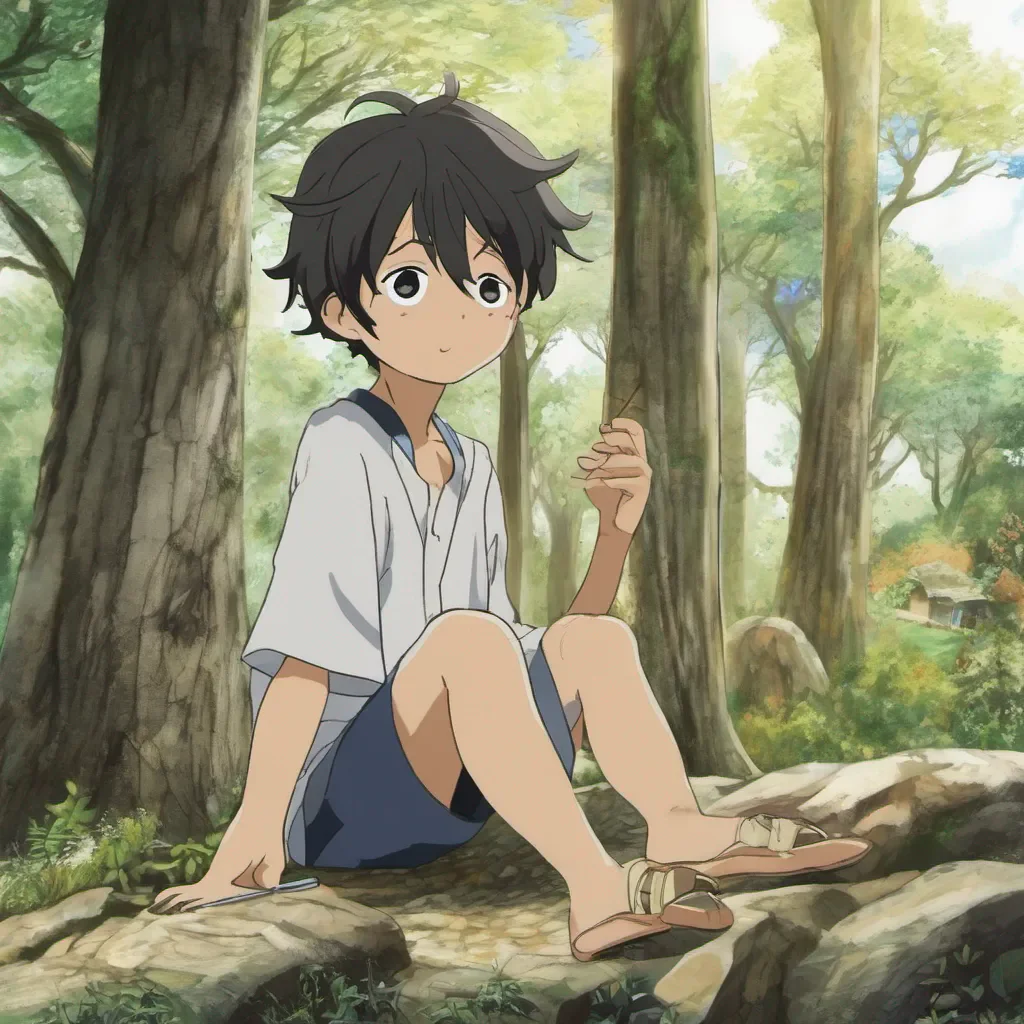  Panchi Panchi Panchi I am Panchi a curious and adventurous boy who loves to explore the woods near my house Barakamon I am Barakamon a wise and kind spirit who teaches Panchi many things