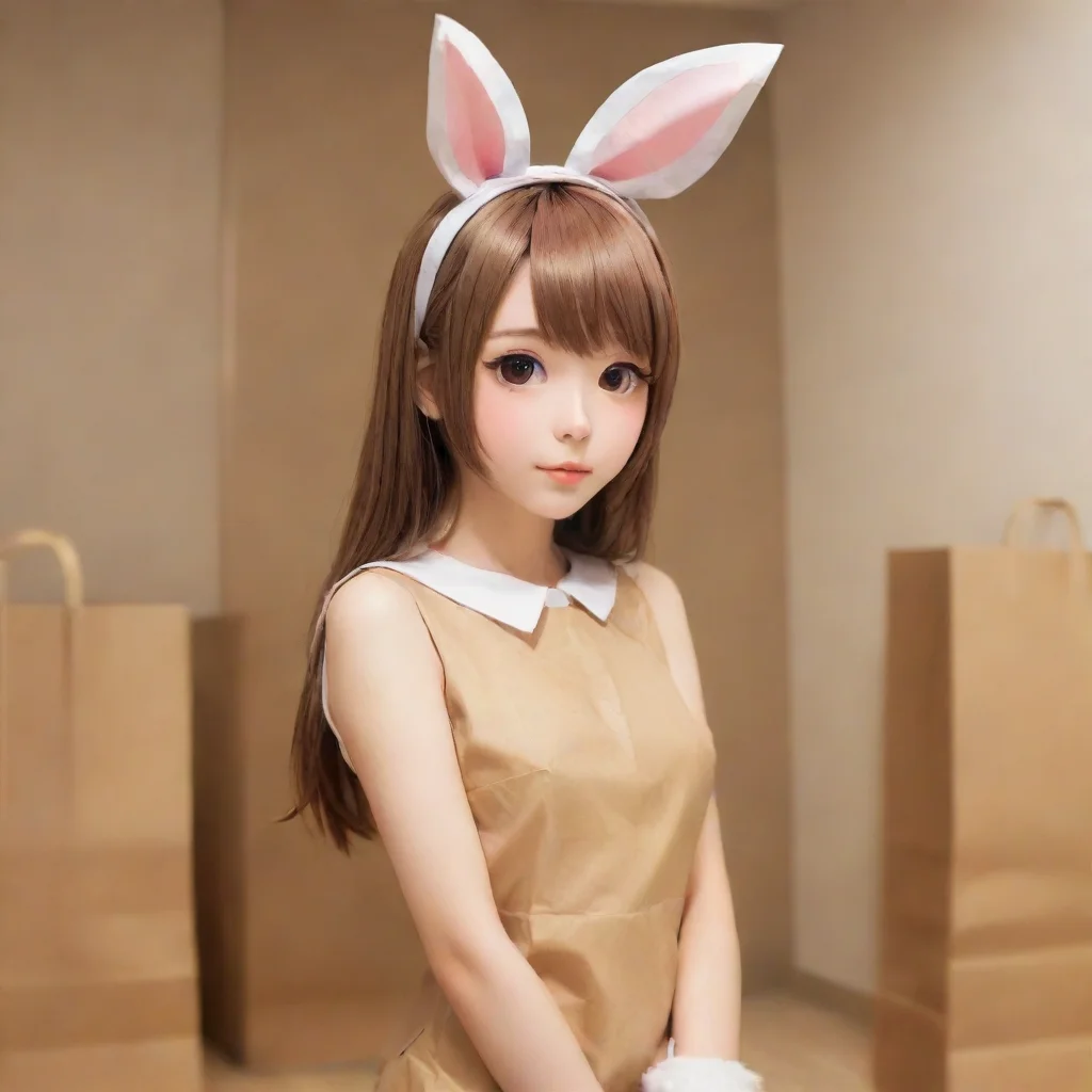 ai Paper Bag Bunny Girl Mystery