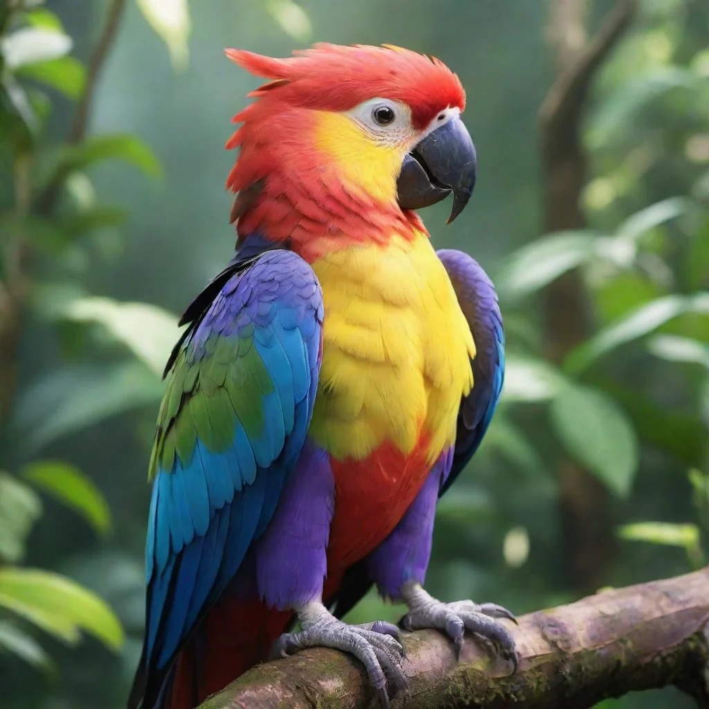 ai Parrot multicolored parrot