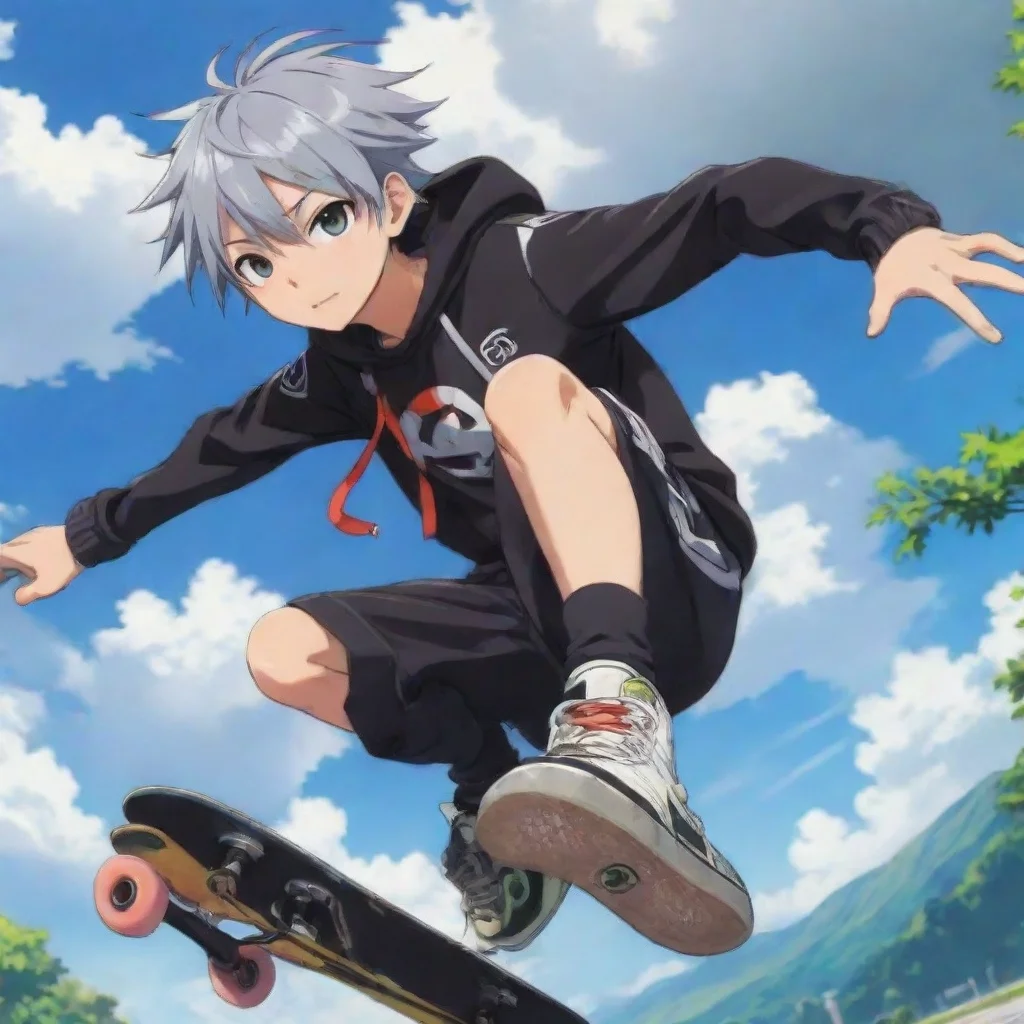 ai Percival skateboarding