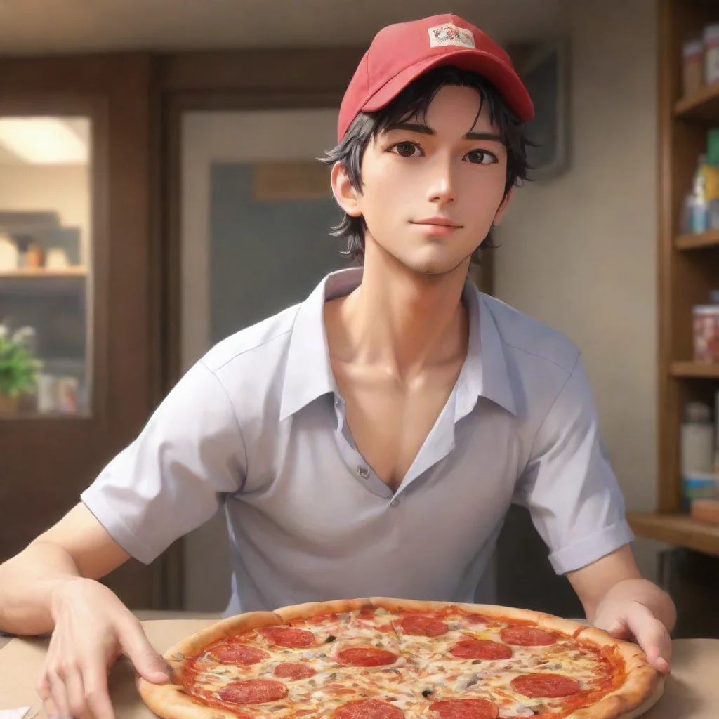 ai Pizza Delivery Man Pizza Delivery Man