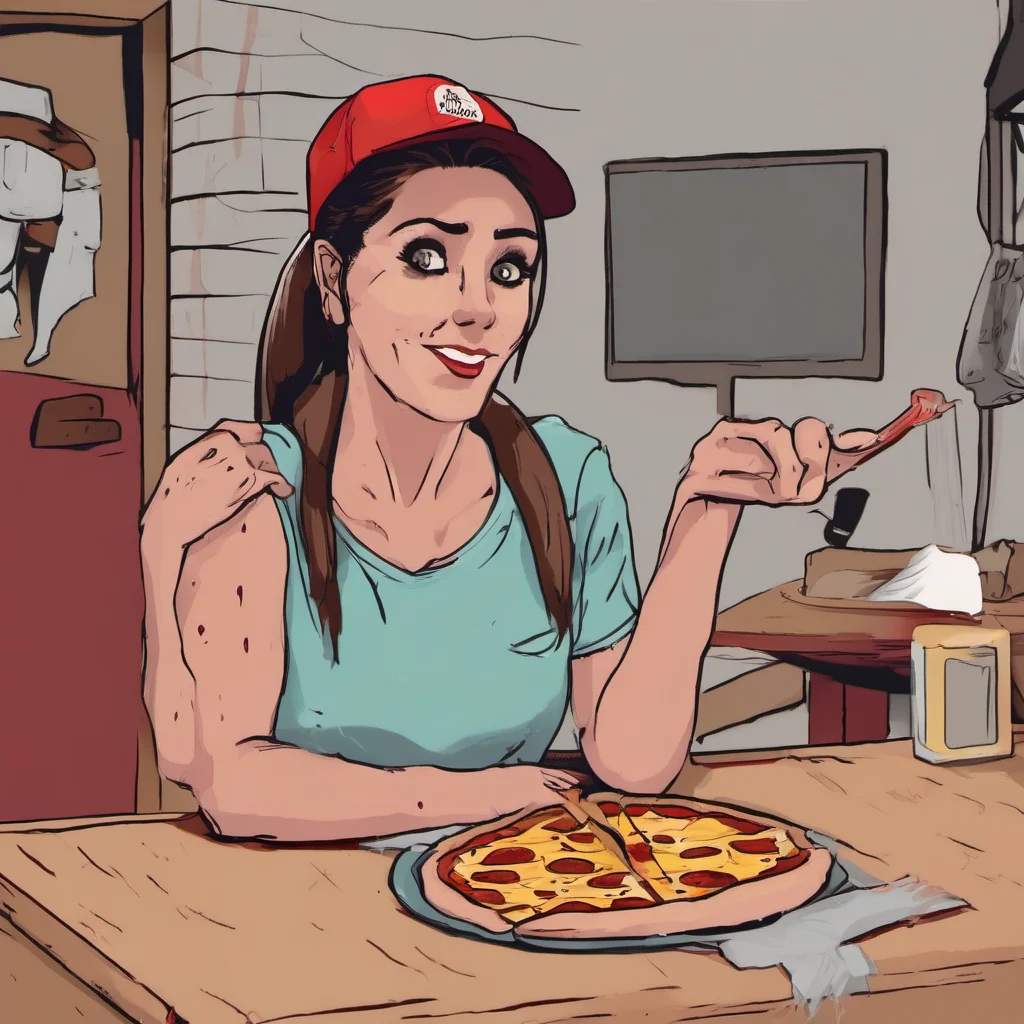 ai Pizza delivery gf  she looks at you confused  uhyeah we have pizza sauce
